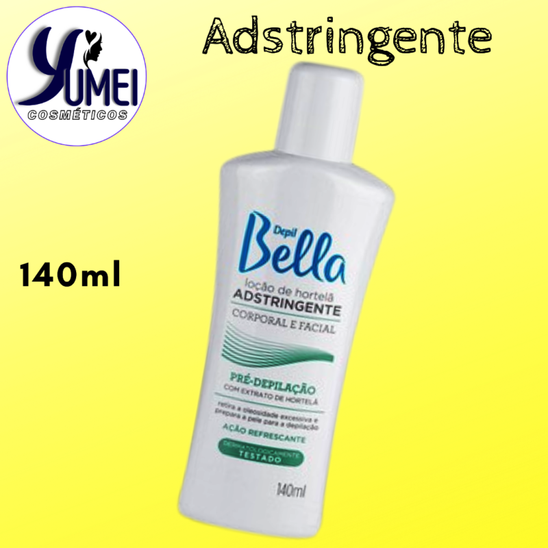 LOÇÃO ADSTRINGENTE DE HORTELÃ DEPIL BELLA PRÉ DEPILATÓRIA 140ML - Image 2