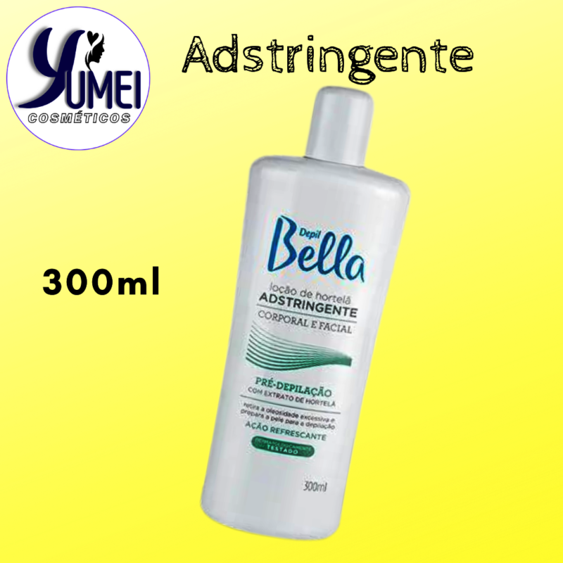 LOÇÃO ADSTRINGENTE DE HORTELÃ DEPIL BELLA PRÉ DEPILATÓRIA 300 ML - Image 2