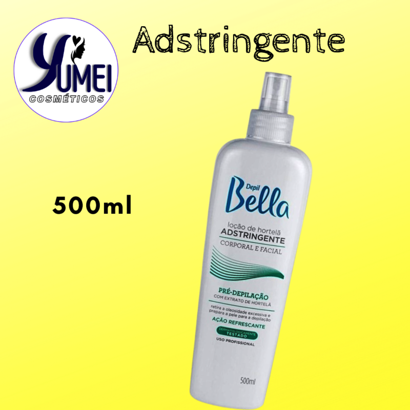 LOÇÃO ADSTRINGENTE DE HORTELÃ DEPIL BELLA PRÉ DEPILATÓRIA 500 ML - Image 2