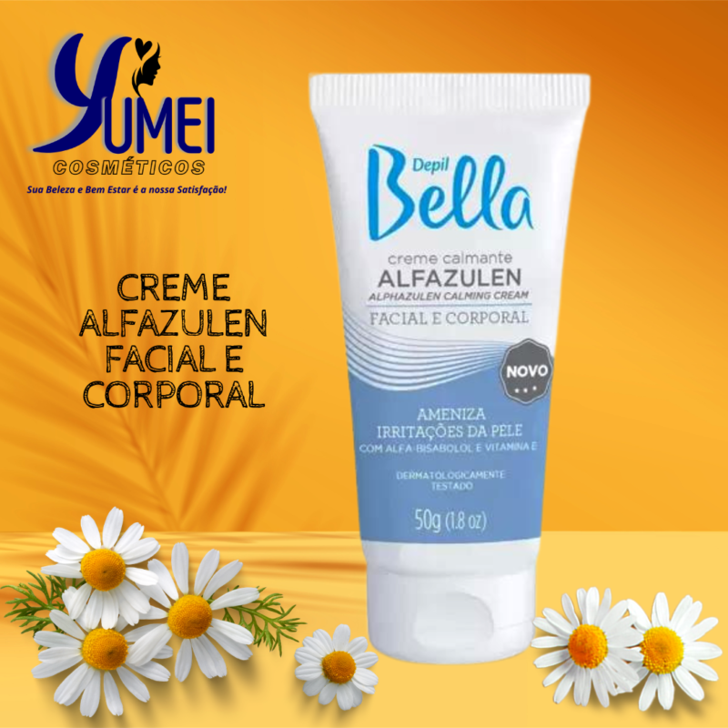 CREME ALFAZULEN FACIAL E CORPORAL DEPIL BELLA PÓS DEPILATÓRIO 50G - Image 2