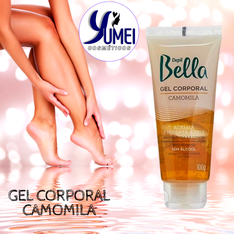 GEL CORPORAL CAMOMILA DEPIL BELLA PÓS DEPILATÓRIO 100G