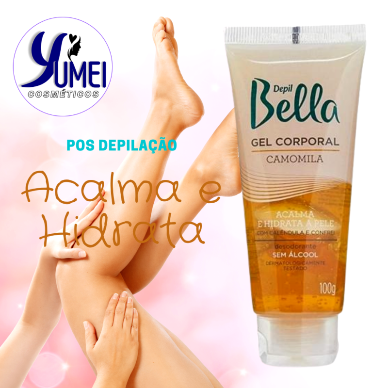 GEL CORPORAL CAMOMILA DEPIL BELLA PÓS DEPILATÓRIO 100G - Image 2