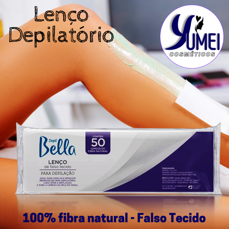 LENCO PARA DEPILACAO DEPIL BELLA COM 50UN