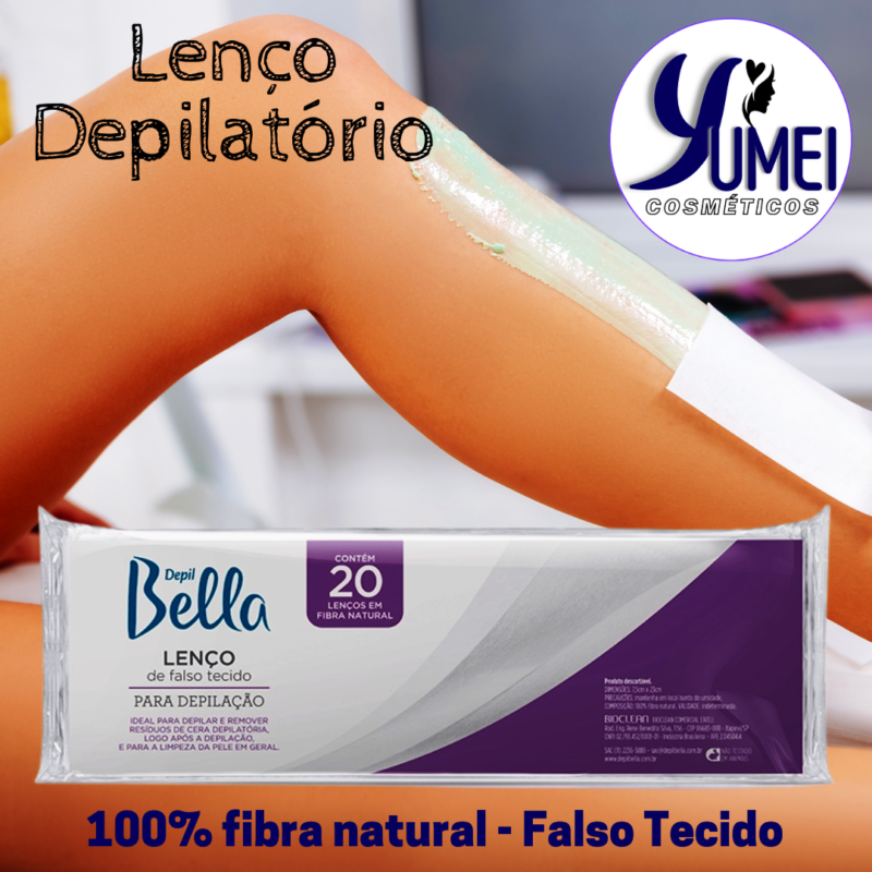 LENCO PARA DEPILACAO DEPIL BELLA COM 20UN