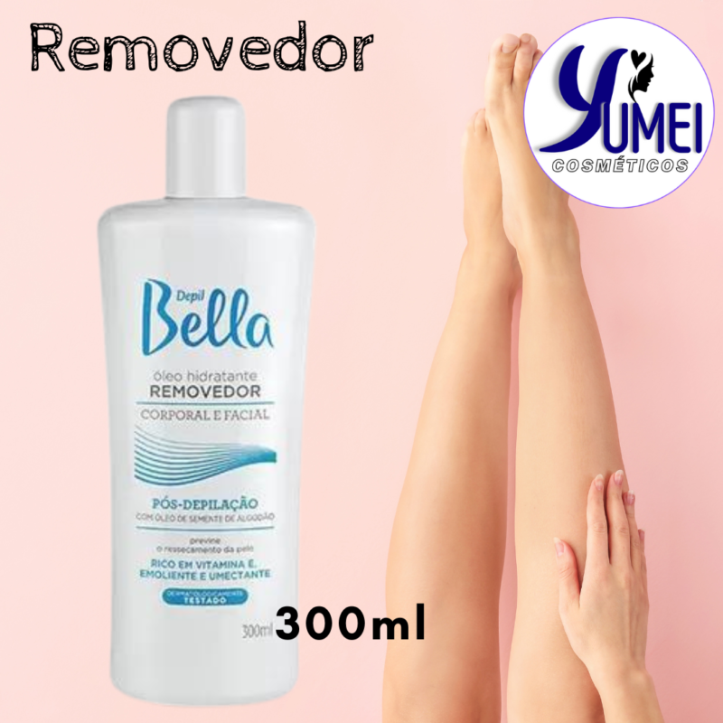 ÓLEO REMOVEDOR ALGODÃO DEPIL BELLA PÓS DEPILATÓRIO 300ML