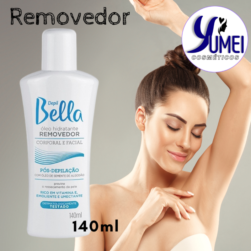 ÓLEO REMOVEDOR ALGODÃO DEPIL BELLA PÓS DEPILATÓRIO 140ML