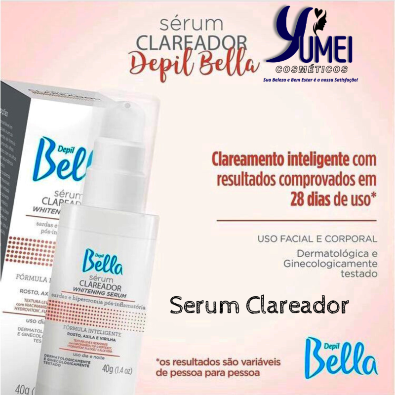 SÉRUM CLAREADOR TRATAMENTO DEPIL BELLA 40G - Image 2