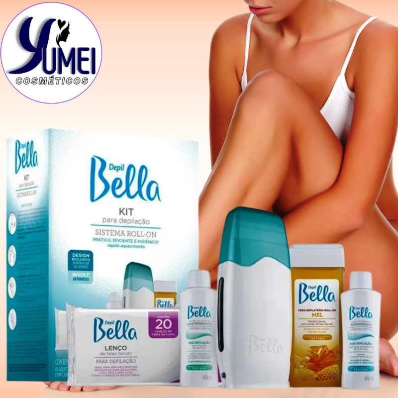 AQUECEDOR DE CERA COM KIT PARA DEPILAÇÃO SISTEMA ROLL-ON DEPIL BELLA BIVOLT AUTOMÁTICO - Image 2