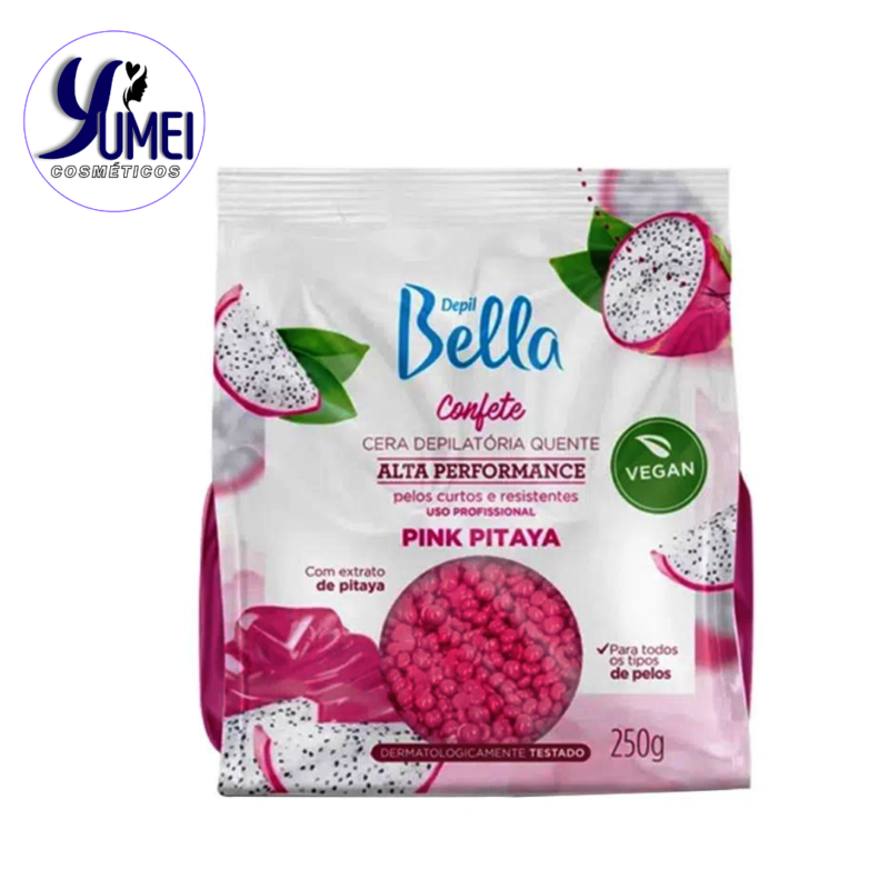 CERA DEPILATÓRIA CONFETE PINK PITAYA 250G ALTA PERFORMANCE - Image 2