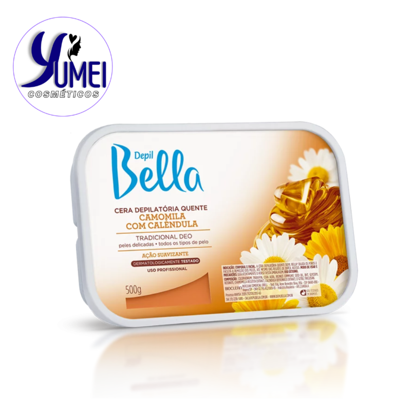 CERA QUENTE EM BARRA DEPIL BELLA CAMOMILA E CALÊNDULA  250G - Image 2