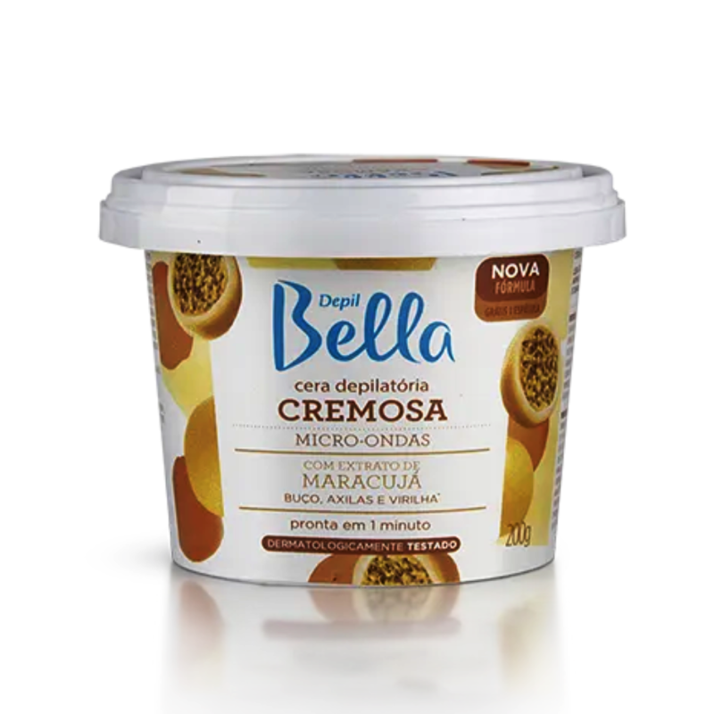 CERA MICRO-ONDAS CREMOSA MARACUJÁ DEPIL BELLA 200G - Image 2