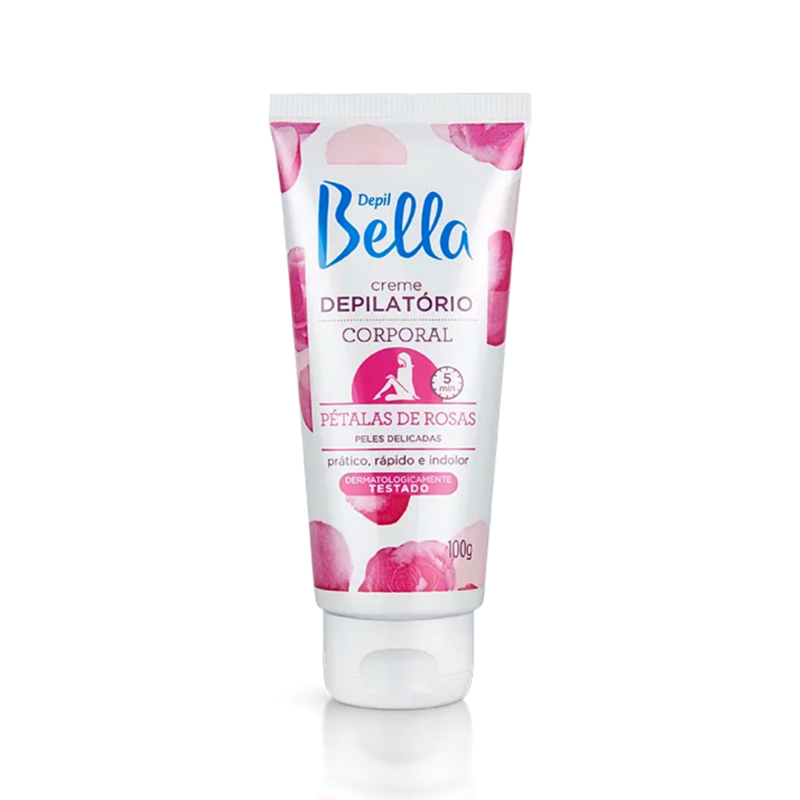 CREME DEPILATÓRIO CORPORAL DEPIL BELLA PÉTALAS DE ROSAS 100G - Image 2