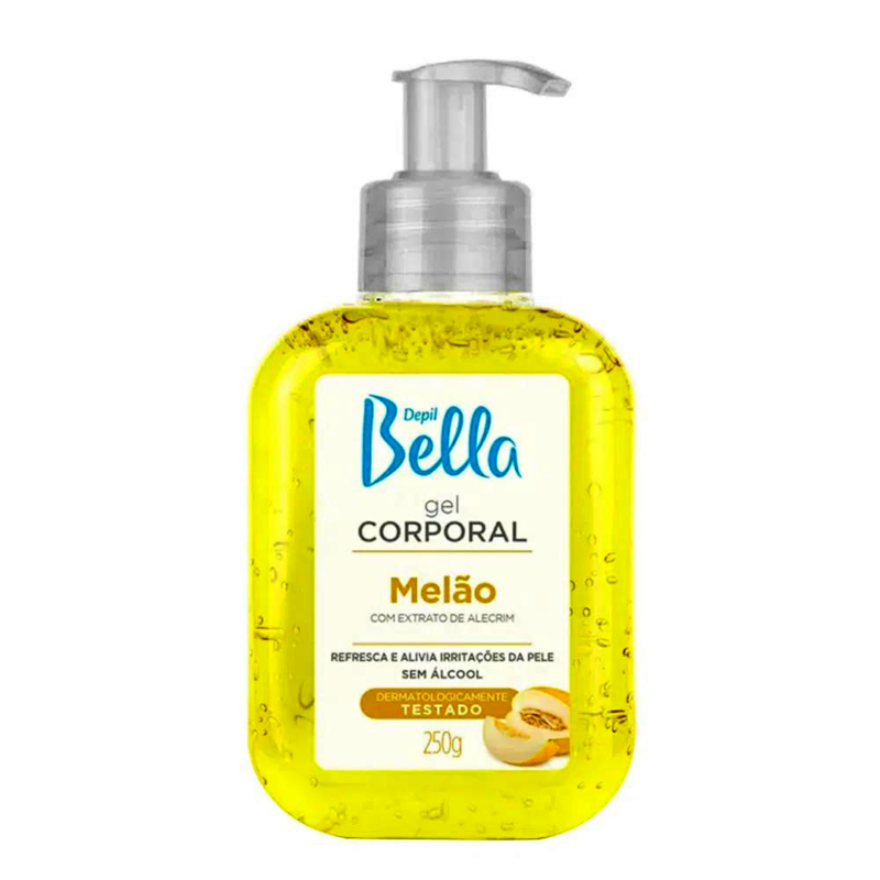 GEL HIDRATANTE CORPORAL MELÃO DEPIL BELLA 250g - Image 2