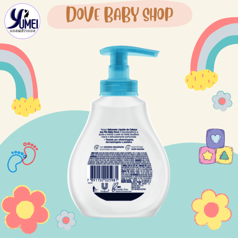 Sabonete Líquido Baby Dove 200ml Hidratação Enriquecida - Image 2