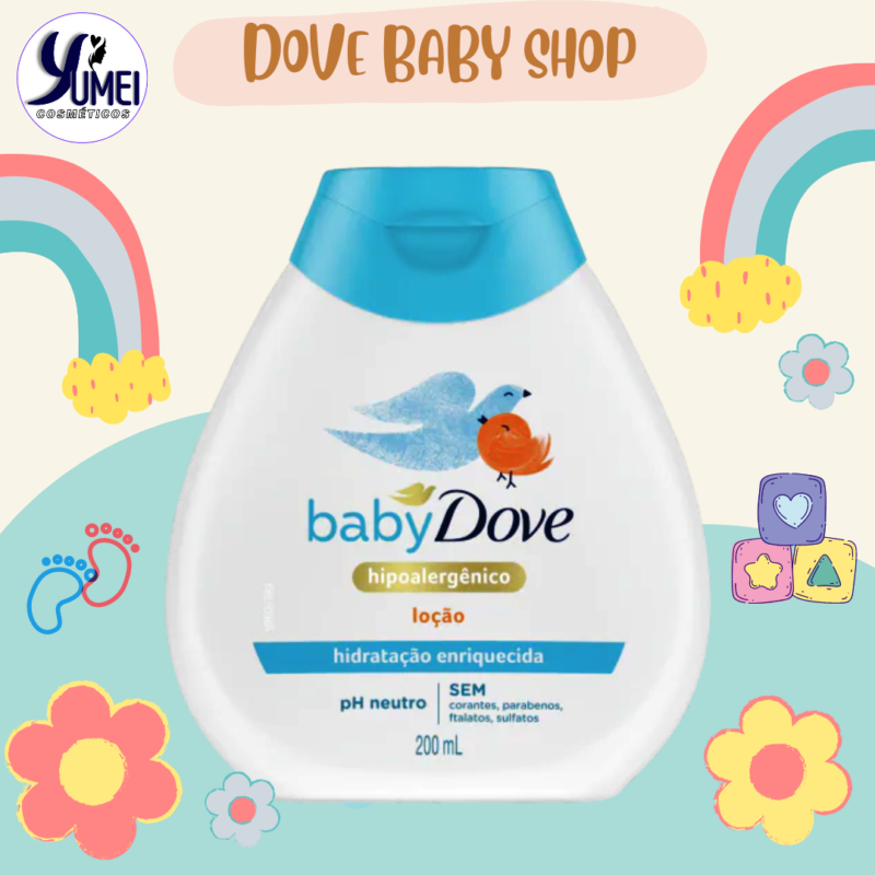 Loção Baby Dove 200ML Hidratação Enriquecida