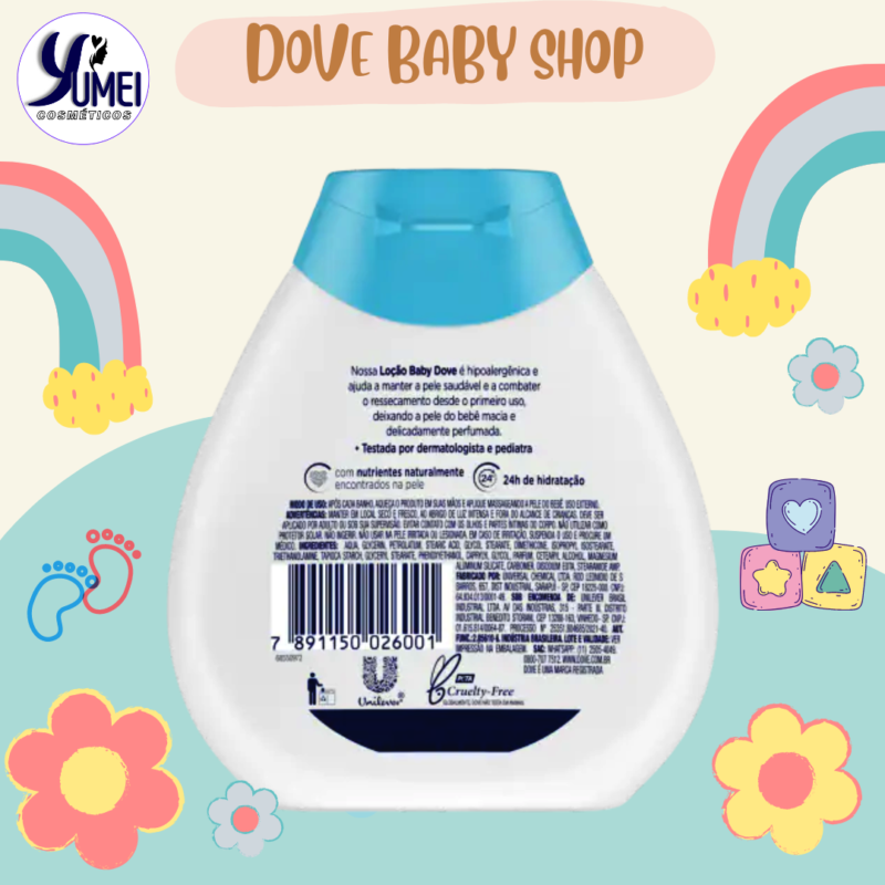 Loção Baby Dove 200ML Hidratação Enriquecida - Image 2