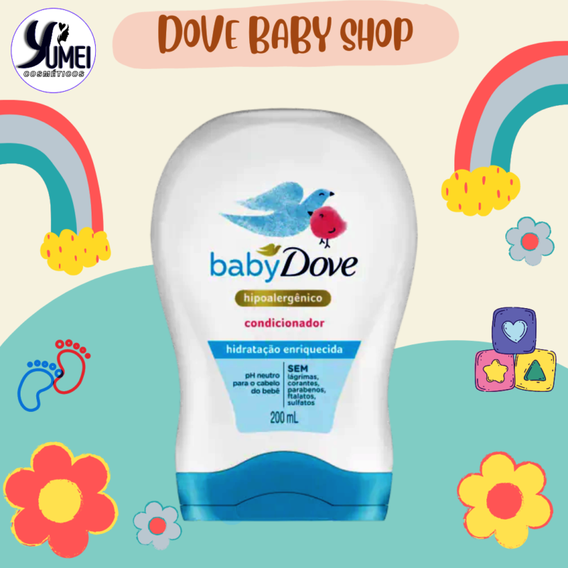 Condicionador Baby Dove 200ml Hidratação Enriquecida