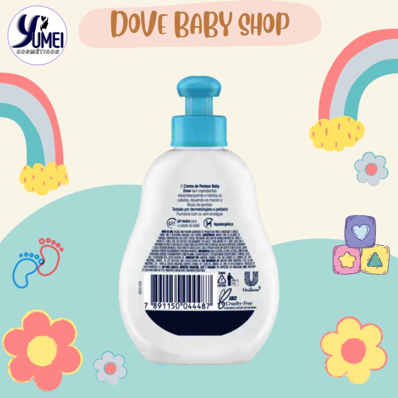 CREME DE PENTEAR BABY DOVE 150ML HIDRATAÇÃO ENRIQUECIDA - Image 2