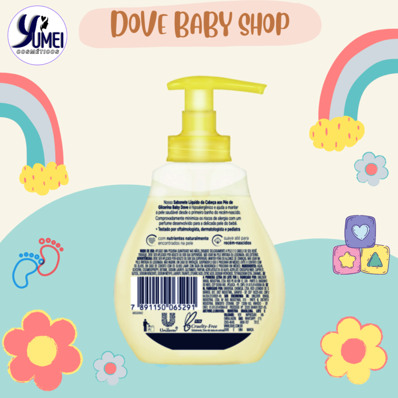 Sabonete Líquido Baby Dove 200ml Hidratação Glicerinada - Image 2