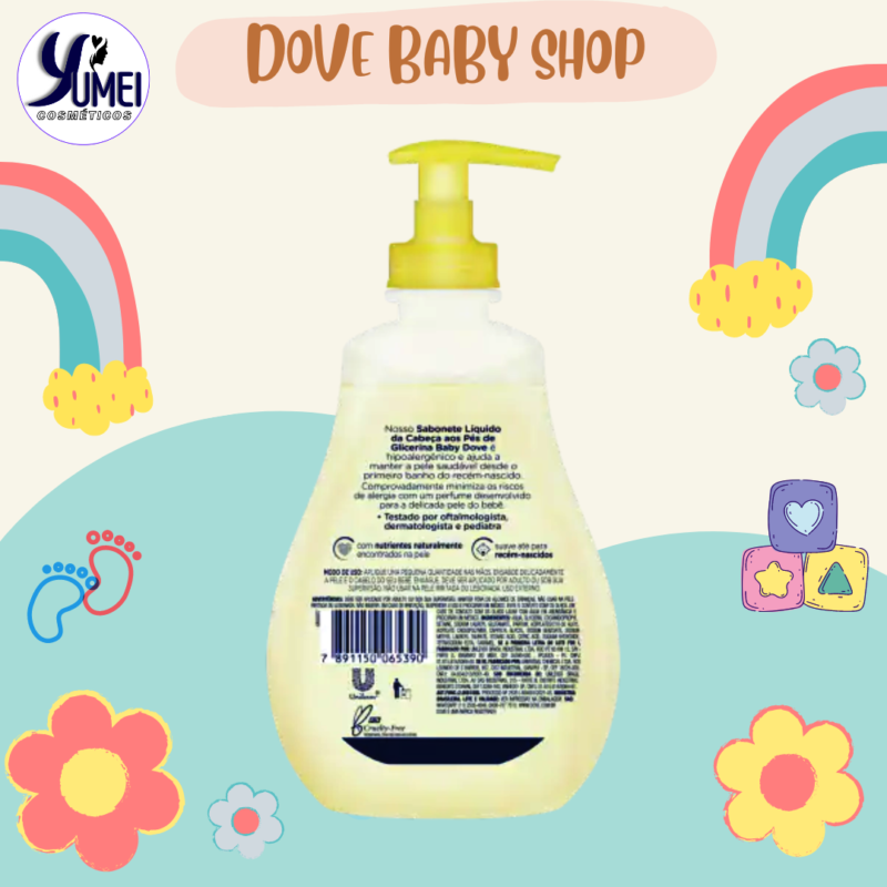 Sabonete Líquido Baby Dove 400ml Hidratação Glicerinada - Image 2