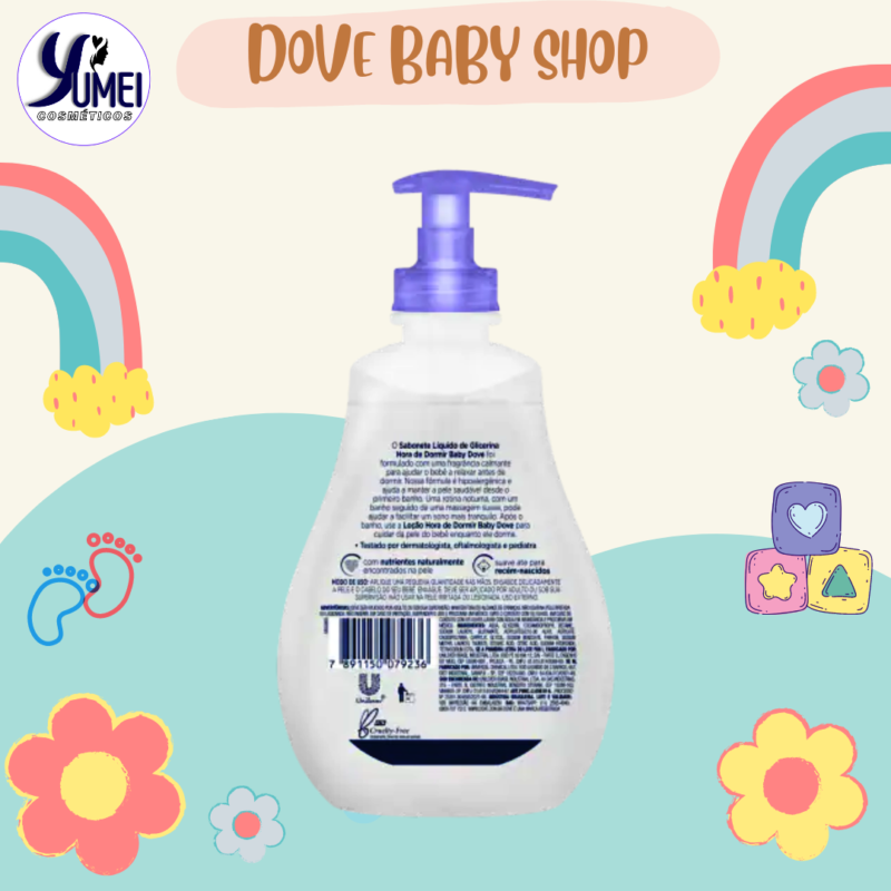 Sabonete Líquido de Glicerina Baby Dove 400ml Hora de Dormir - Image 2