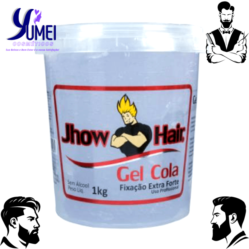 GEL COLA JHOW HAIR FIXAÇÃO EXTRA FORTE 1KG