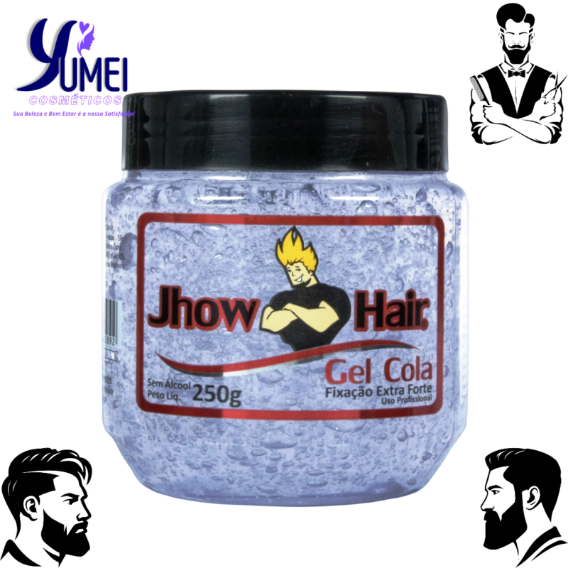 GEL JHOW HAIR COLA FIXAÇÃO EXTRA FORTE 250G