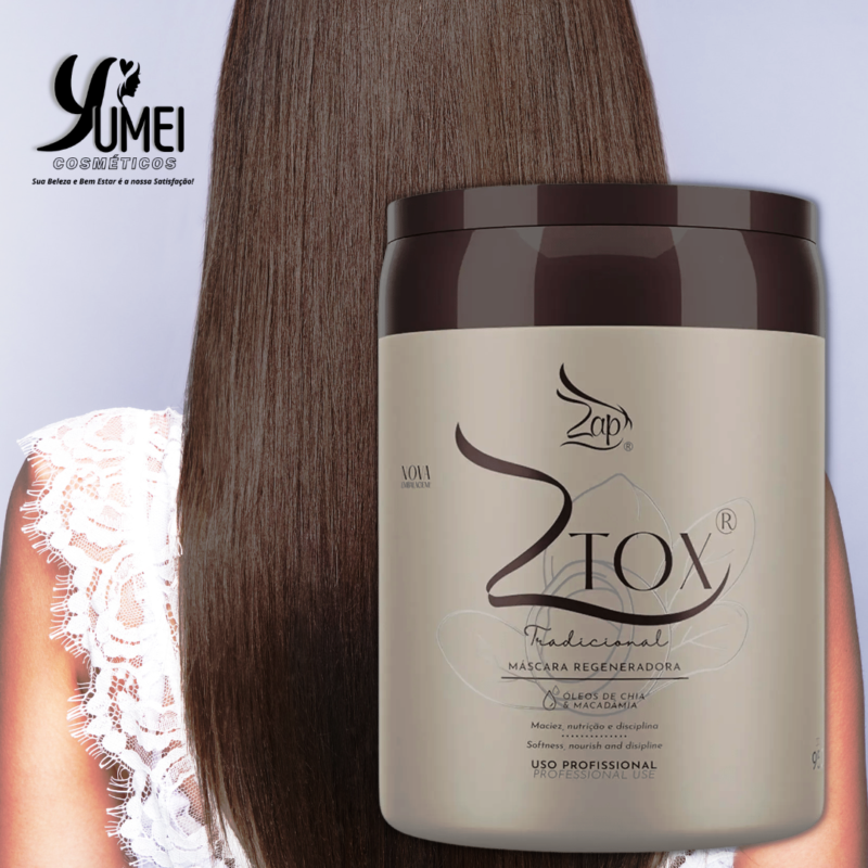 Botox Zap Ztox Macadamia Alisa e Elimina Frizz 950g 