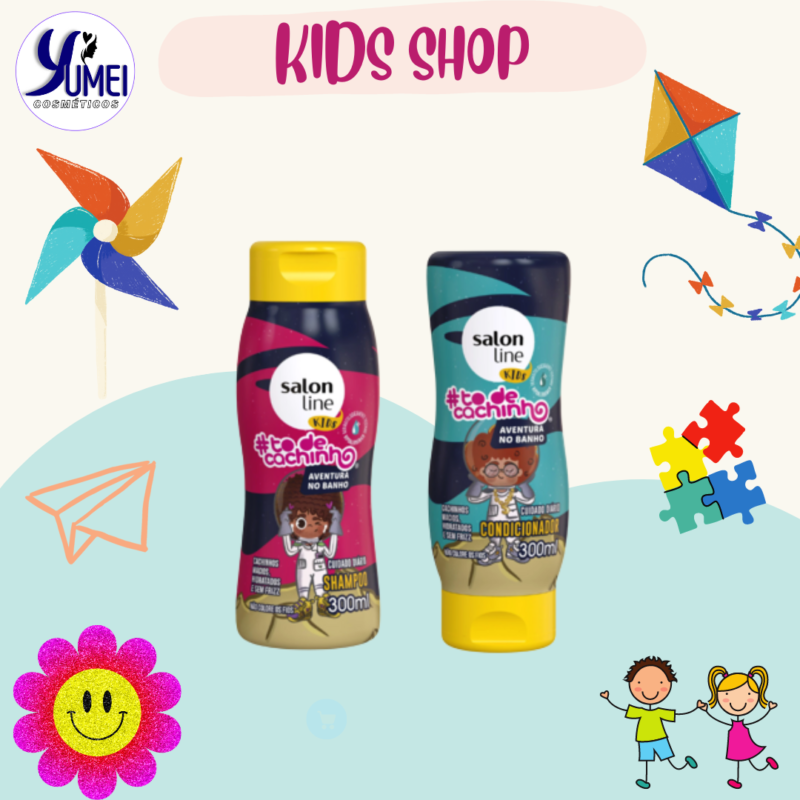 Kit Shampoo + Condicionador Salon Line kids 300 ml #todecachinho - Image 2