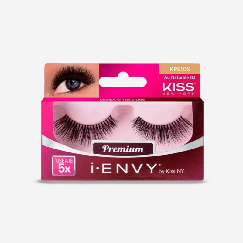 CÍLIOS POSTIÇOS I-ENVY AU NATURALE 03 FIOS NATURAIS KISS NY