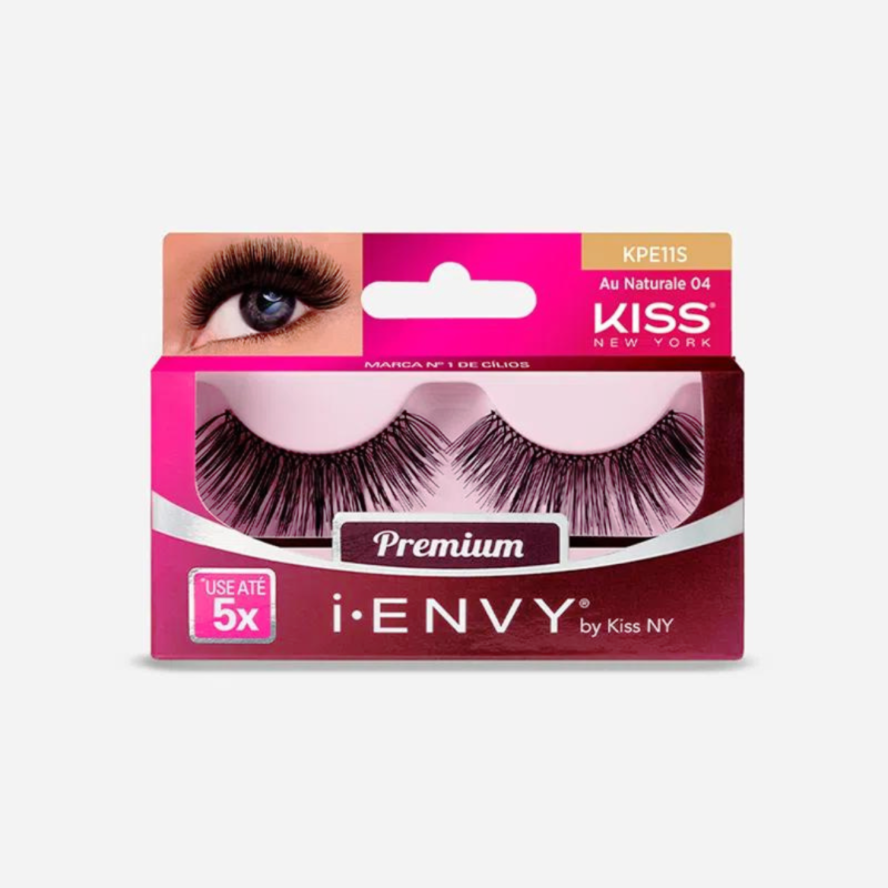 CÍLIOS POSTIÇOS I-ENVY AU NATURALE 04 FIOS NATURAIS KISS NY