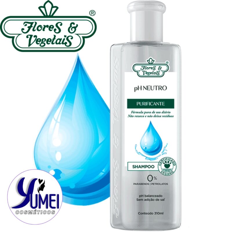 Shampoo Ph Neutro Purificante Flores & Vegetais 310ml - Image 2