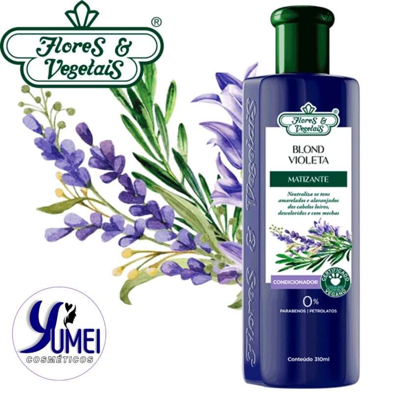 Condicionador Blond Violeta Matizante Flores Vegetais 310ml - Image 2