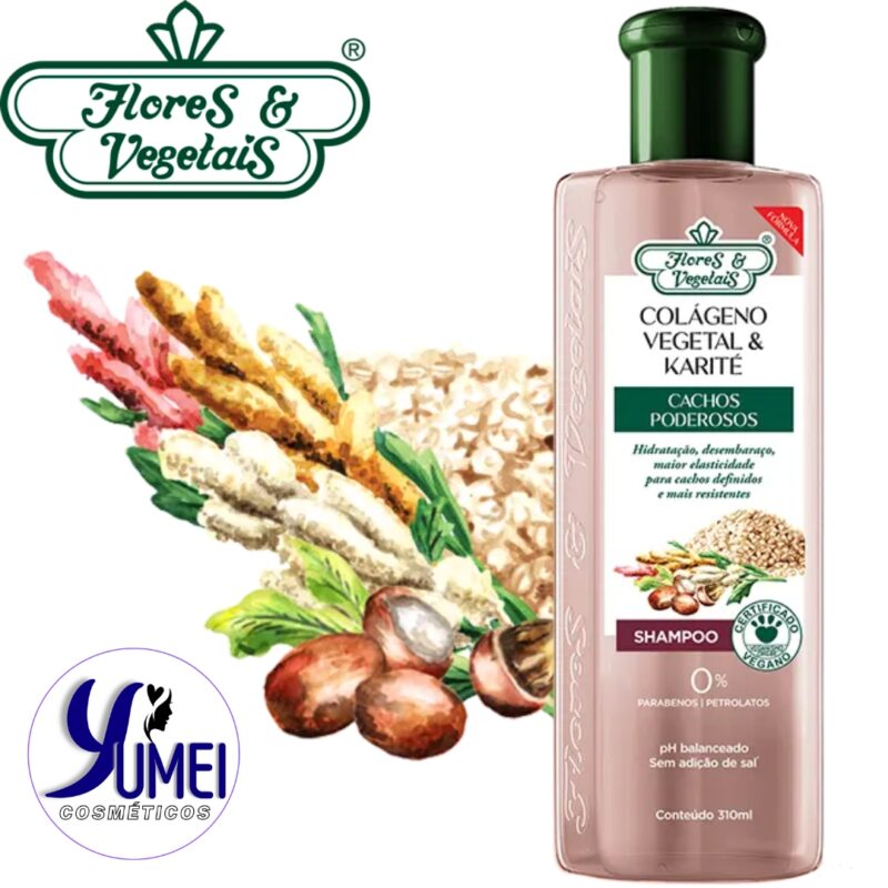 Shampoo Cachos Poderosos Flores & Vegetais 310ml - Image 2