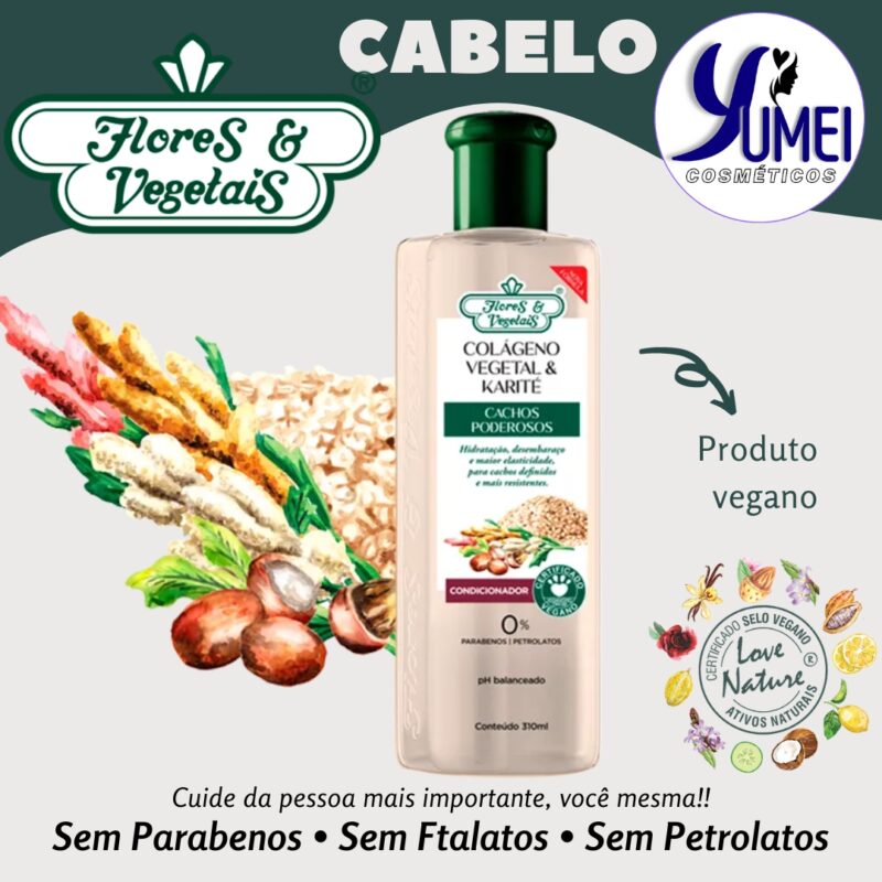 Condicionador Cachos Poderosos Flores & Vegetais 310ml