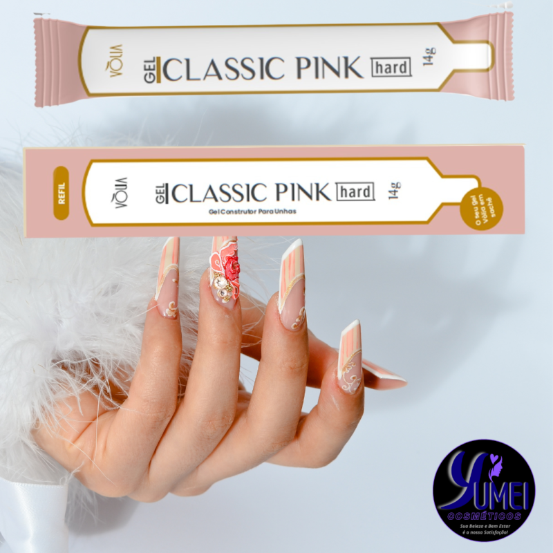 GEL REFIL VÒLIA CLASSIC PINK HARD 14G CONST AUTO-NIVELANTE