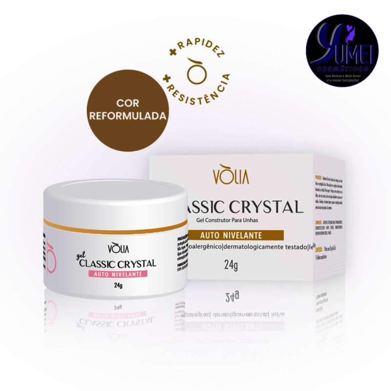 GEL VÒLIA CLASSIC CRYSTAL 24G CONSTRUTOR E AUTO-NIVELANTE