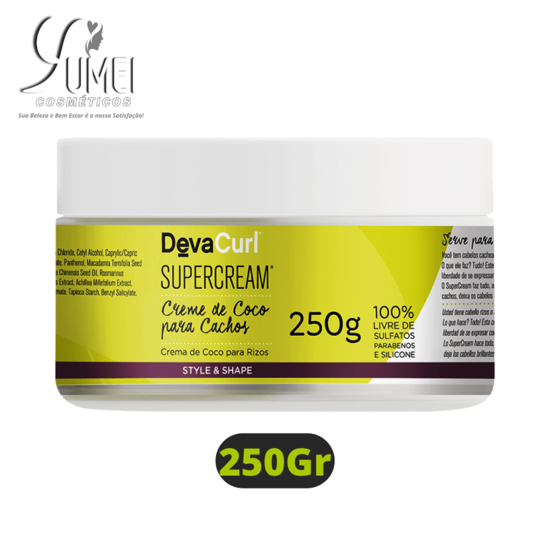 DEVA CURL CREME DE PENTEAR 250G SUPERCREAM COCO - Image 2