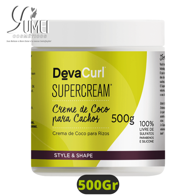 DEVA CURL CREME DE PENTEAR SUPERCREAM COCO 500G - Image 2