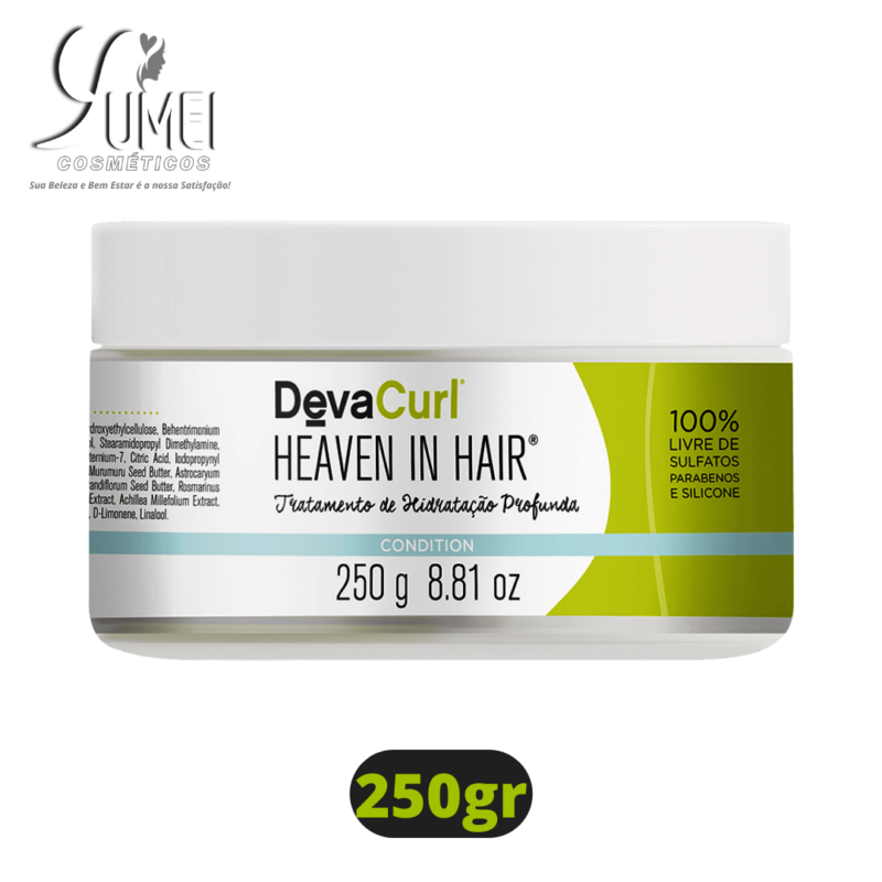 DEVA CURL MÁSCARA HEAVEN IN HAIR HIDRATAÇÃO PROFUNDA 250GR - Image 2