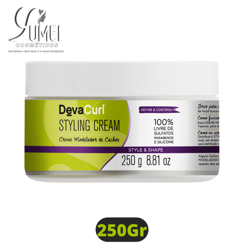 DEVA CURL CREME DE PENTEAR STYLING CREAM ESTILIZADOR 250G - Image 2