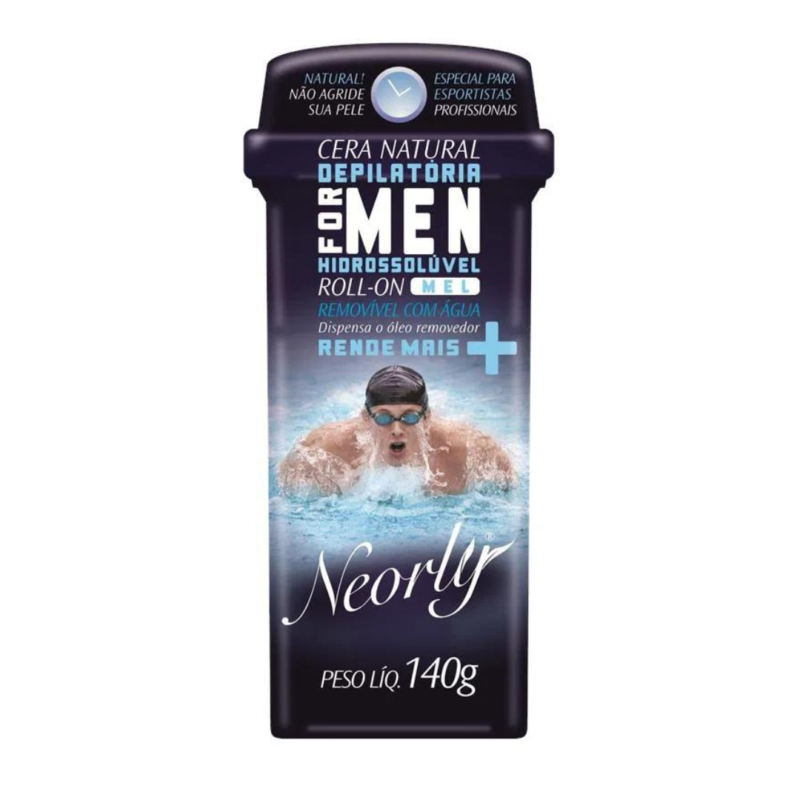 CERA DEPIL ROLL ON HIDROSSOLÚVEL NEORLY FOR MEN 140G