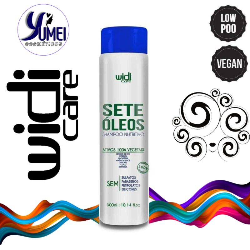 SHAMPOO NUTRITIVO SETE ÓLEOS 300ML WIDI CARE