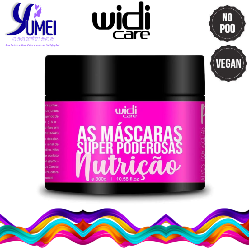 MÁSCARA SUPER PODEROSAS NUTRIÇÃO 300G WIDI CARE