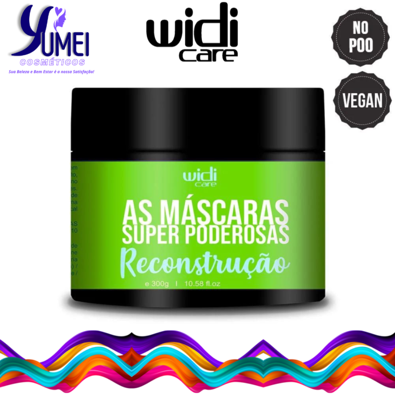 MÁSCARAS SUPER PODEROSAS RECONSTRUÇÃO 300G WIDI CARE