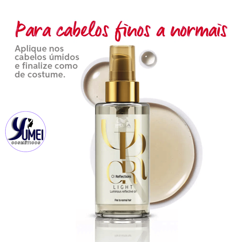 OIL REFLECTIONS LIGHT ÓLEO CAPILAR 30ML WELLA PROFESSIONAL