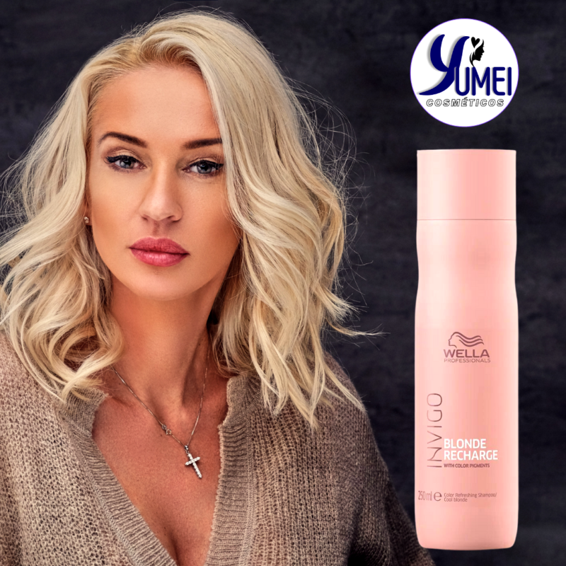 INVIGO BLONDE RECHARGE SHAMPOO 250ML WELLA PROFESSIONAL - Image 3