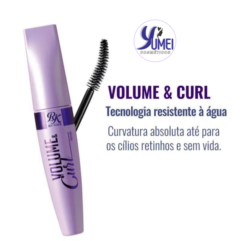 MASCARA DE CILIOS VOLUME & CURL RUBY KISSES