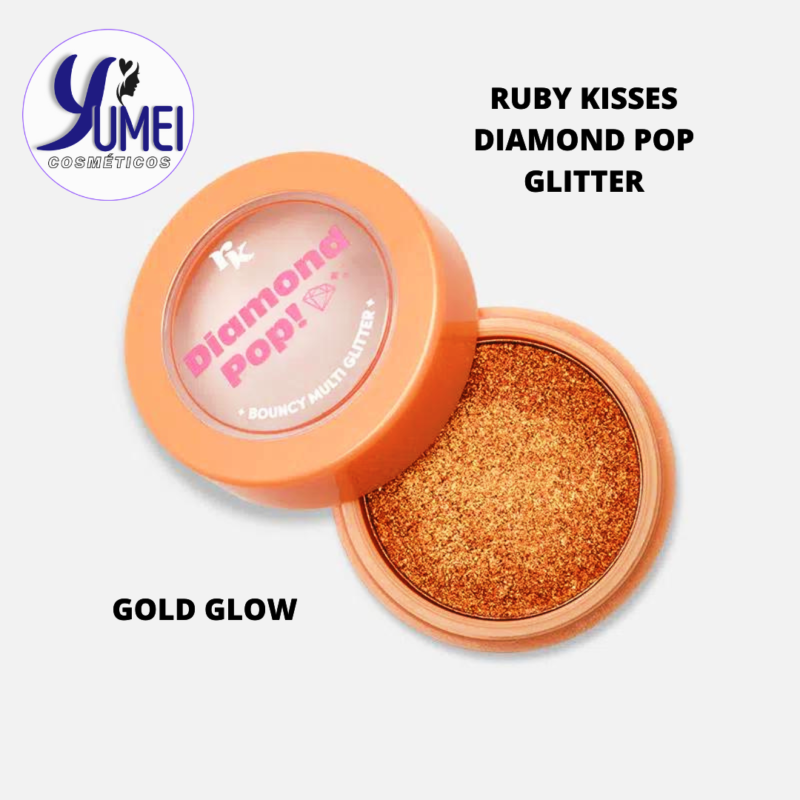 RUBY KISSES DIAMOND POP GLITTER BG03B GOLD GLOW - Image 2