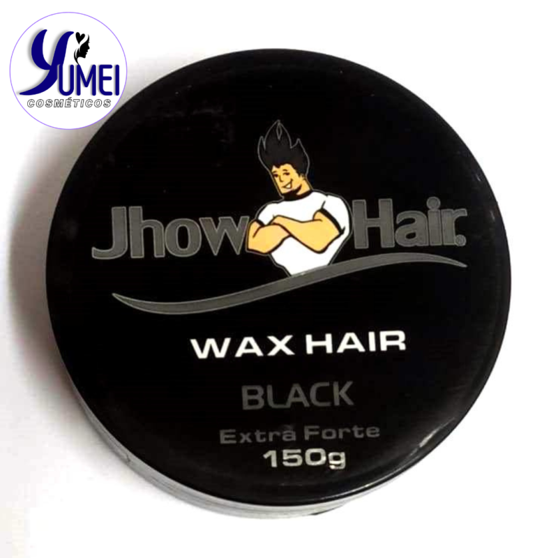 POMADA MODELADORA EXTRA FORTE BLACK JHOW HAIR 150G - Image 3